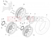 vespa GTS 300 4V ie ABS-NOABS Rear wheel