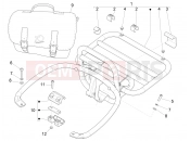 vespa GTS 300 4V ie ABS-NOABS Rear luggage rack