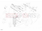DUCATI Superbike 1098 S REAR SHOCK ABSORBER » SWING ARM