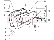 vespa Glove compartment