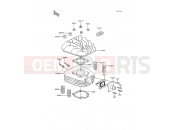 Cylinder Head/Cylinder - Kawasaki AR80 (AR80-C7) 1989
