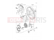 Rear Hub - Kawasaki AR80 (AR80-C7) 1989