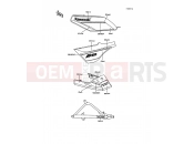KAWASAKI 1990 Decal(White)