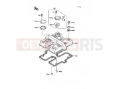 KAWASAKI GPZ500S (EX500-B3) Cylinder Head Cover