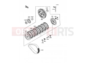 KAWASAKI GPZ500S (EX500-B3) Clutch