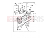 KAWASAKI GPZ500S (EX500-B3) Carburetor