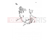 KAWASAKI GPZ500S (EX500-B3) Frame Fitting