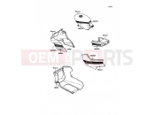 KAWASAKI GPZ500S (EX500-B3) Decal(Ebony)