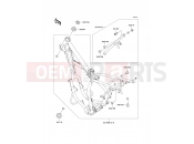 Frame - Kawasaki KDX200 (KDX200-E2) 1990