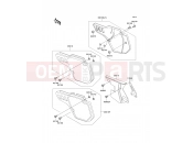 Side Cover/Chain Case - Kawasaki KDX200 (KDX200-E2) 1990