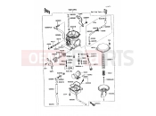 KAWASAKI KLR650 (KL650-A5) Carburetor