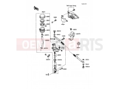 KAWASAKI KLR650 (KL650-A5) Rear Master Cylinder