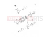 Change Drum/Shift Fork - Kawasaki KDX250 (KDX250-E2) 1992