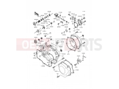 Engine Cover - Kawasaki KDX250 (KDX250-E2) 1992