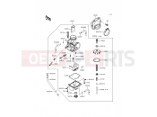 Carburetor - Kawasaki KDX250 (KDX250-E2) 1992