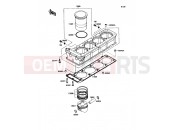 KAWASAKI ZZ-R1100 (ZX1100-C3) Cylinder/Piston