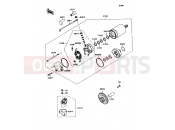 KAWASAKI ZZ-R1100 (ZX1100-C3) Starter Motor