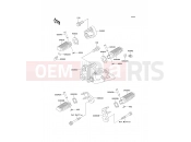 KAWASAKI GPZ500S (EX500-E1) Footrests