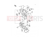 Crankcase - Kawasaki KDX200 (KDX200-E6) 1994