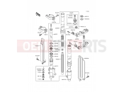 Front Fork - Kawasaki KDX200 (KDX200-E6) 1994
