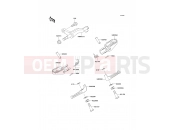 KAWASAKI KLX250 (KLX250-G1) Footrests