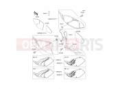KAWASAKI KLX250 (KLX250-G1) Side Covers/Chain Cover