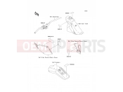 KAWASAKI KLX250 (KLX250-G1) Labels