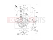 KAWASAKI NINJA 250R (EX250-F8) Cylinder Head