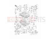 Crankcase - Kawasaki GPZ500S (EX500-E3) 1996