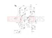 Ignition Switch - Kawasaki GPZ500S (EX500-E3) 1996
