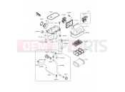 Air Cleaner - Kawasaki KLE500 (KLE500-A6) 1996