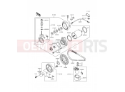 Starter Motor - Kawasaki KLE500 (KLE500-A6) 1996