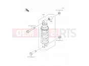 Shock Absorber(s) - Kawasaki KLE500 (KLE500-A6) 1996