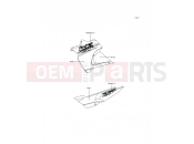 Decals(Red/Gray) - Kawasaki KLE500 (KLE500-A6) 1996