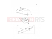 KAWASAKI ER-5 (ER500-A1) Decals(Black)