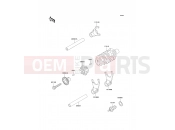 KAWASAKI SUPER SHERPA (KL250-H1) Gear Change Drum/Shift Fork(s)