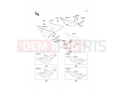 KAWASAKI SUPER SHERPA (KL250-H1) Side Covers/Chain Cover