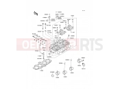 KAWASAKI ZZ-R600 (ZX600-E6) Cylinder Head