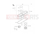 KAWASAKI ZZ-R600 (ZX600-E6) Cylinder/Piston(s)