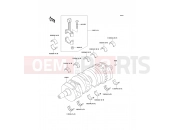 KAWASAKI ZZ-R600 (ZX600-E6) Crankshaft