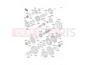 KAWASAKI ZZ-R600 (ZX600-E6) Transmission