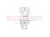 KAWASAKI ZZ-R600 (ZX600-E6) Crankcase Bolt Pattern