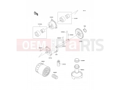 KAWASAKI ZZ-R600 (ZX600-E6) Oil Pump
