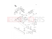 KAWASAKI ZZ-R600 (ZX600-E6) Swingarm