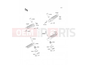 KAWASAKI ZZ-R600 (ZX600-E6) Footrests