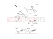 KAWASAKI ZZ-R600 (ZX600-E6) Side Covers/Chain Cover