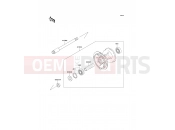 Front Hub - Kawasaki D-TRACKER (KLX250-J2) 1999