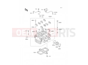 Cylinder Head - Kawasaki GPZ500S (EX500-E6) 1999