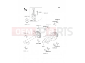 Crankshaft - Kawasaki GPZ500S (EX500-E6) 1999