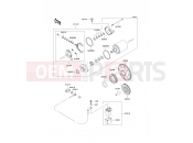 Starter Motor - Kawasaki W650 (EJ650-A1) 1999